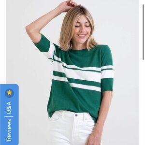 MERSEA Courte Short Sleeve Sweater, L, NWT